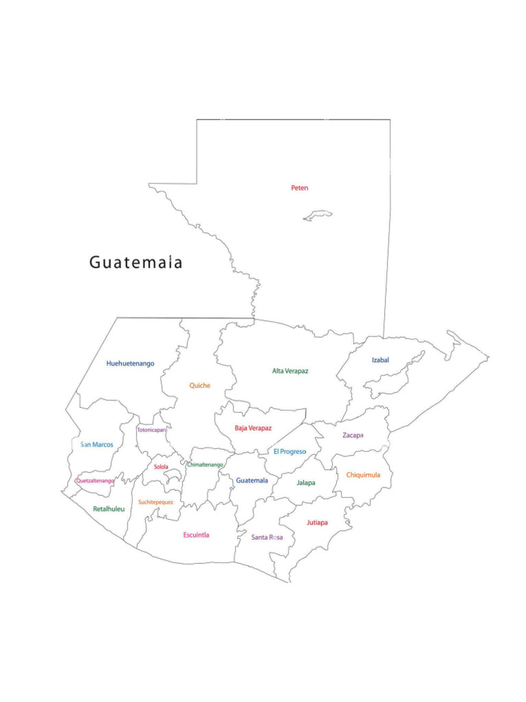 Mapa de Guatemala | PDF