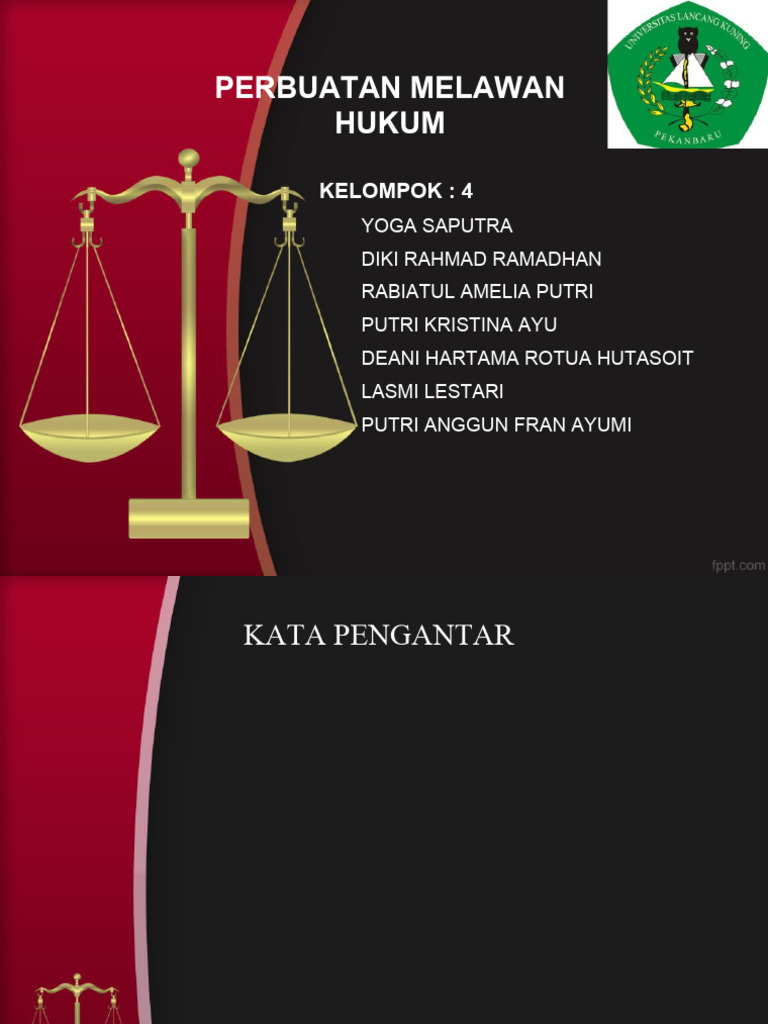 Perbuatan Melawan Hukum: Analisis dan Saran | PDF | Filsafat | Sains ...