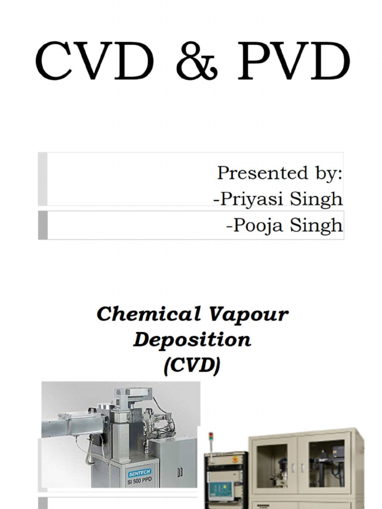 CVD and PVD Processes Overview | PDF | Science & Mathematics | Computers
