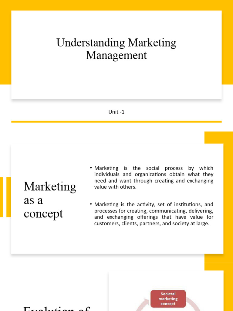 Marketing Management Concepts Explained | PDF