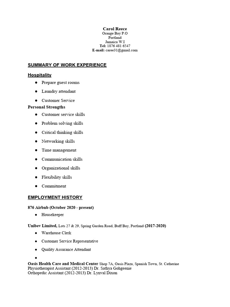 Carol Reece | PDF | Nursing | Health Care