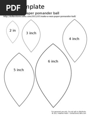 Printable Leaf Template