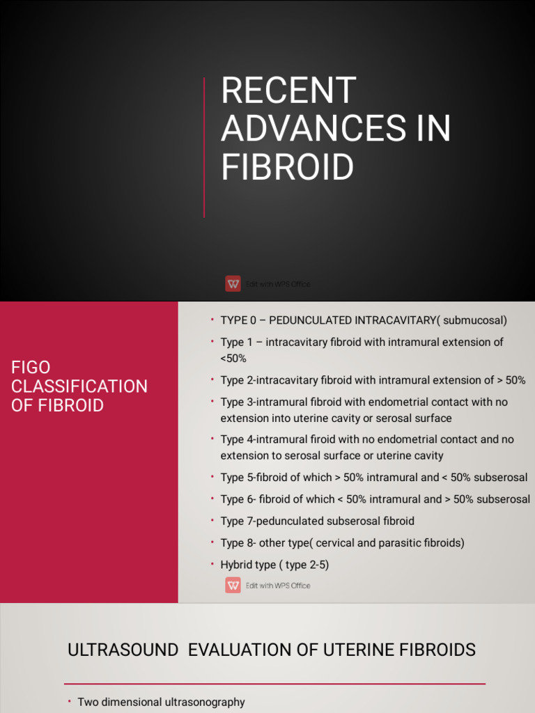 Advances in Fibroid Classification & Treatment | PDF | Endocrine System ...