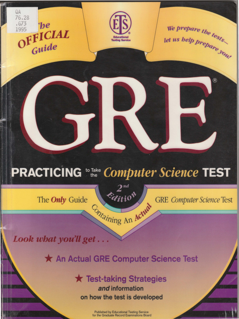Practicing To Take The GRE Computer Science Test 2nbsped 0446393088 ...