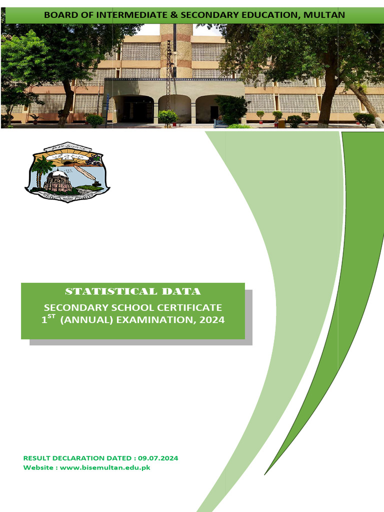 BISE Multan 2024 SSC Result Overview | PDF | Career & Growth | Business