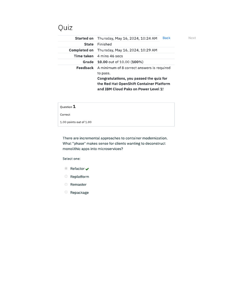 Red Hat OpenShift Container Platform and IBM Cloud Paks On Power Level ...
