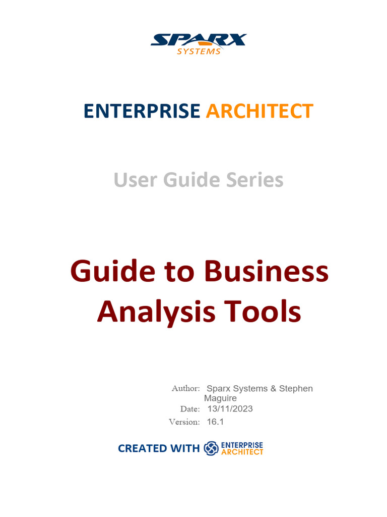 BA Tools | PDF | Unified Modeling Language | Conceptual Model