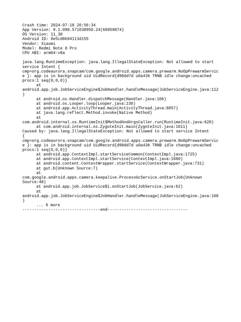 Crash 20240718 | PDF | Computers