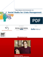 Social Media For Crisis Management