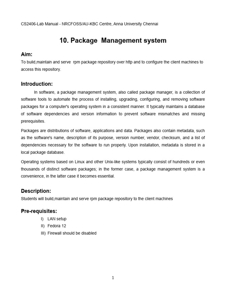 EX4 Packet - Management | PDF | Software Repository | Computer Science
