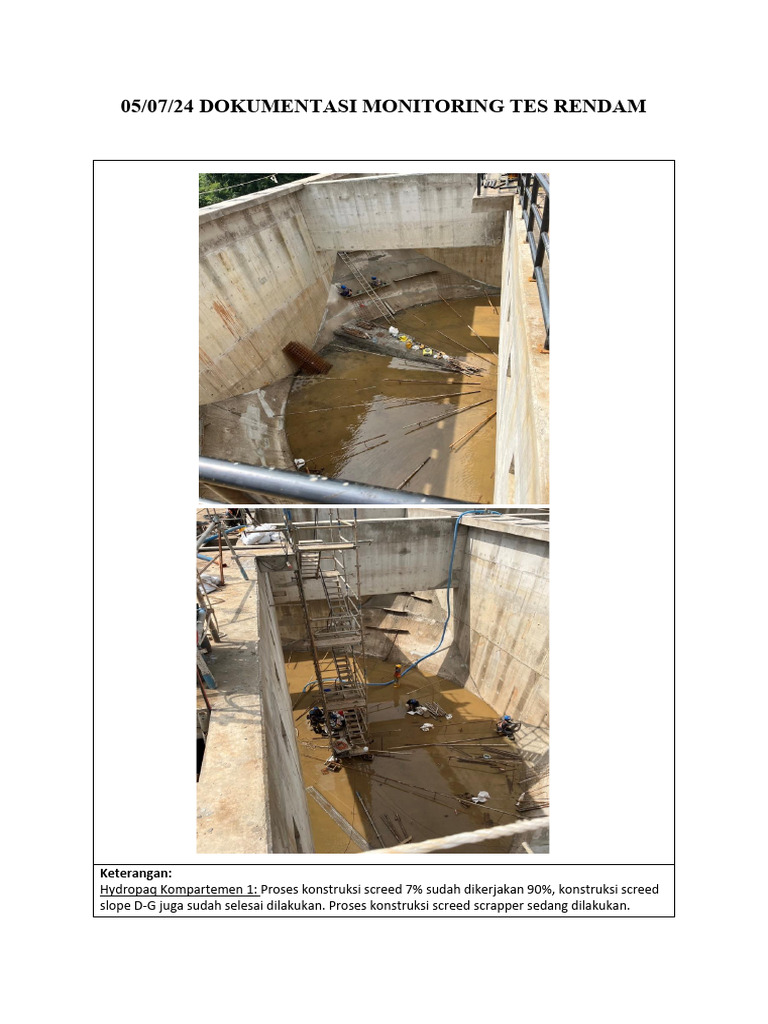 Monitoring Proyek Tes Rendam 2024 | PDF | Teknologi & Rekayasa