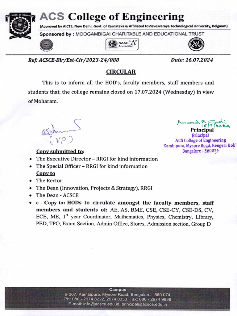 Circular 16 07 2024 Pdf