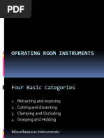Operation Theater Instruments Overview | PDF