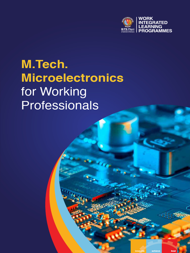 M.Tech. in Microelectronics for Professionals | PDF | Integrated ...