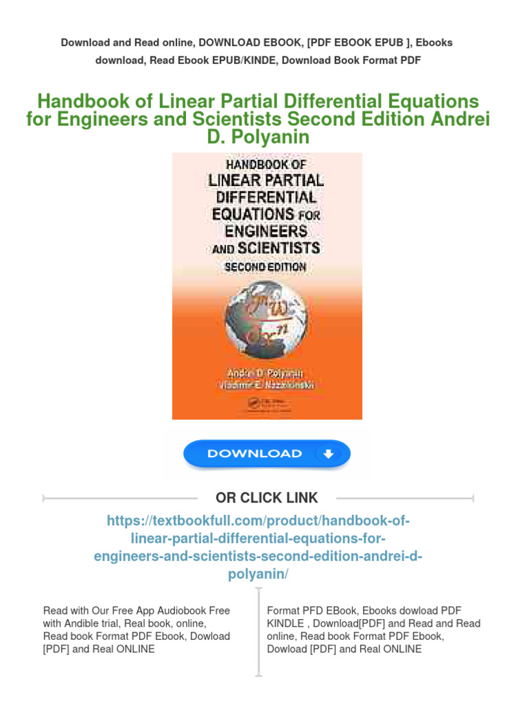 Handbook of linear partial differential equations for engineers and