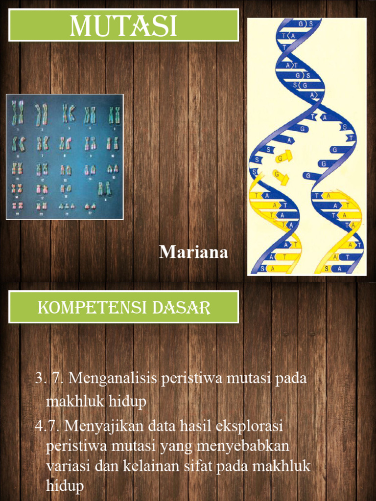 Analisis Mutasi Gen dan Kromosom | PDF | Kesehatan Holistik