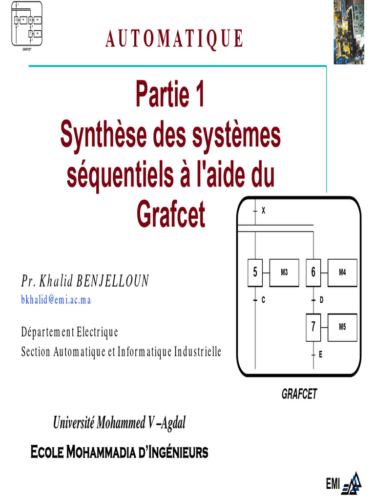 Introduction au GRAFCET en Automatique | PDF | Automate programmable ...
