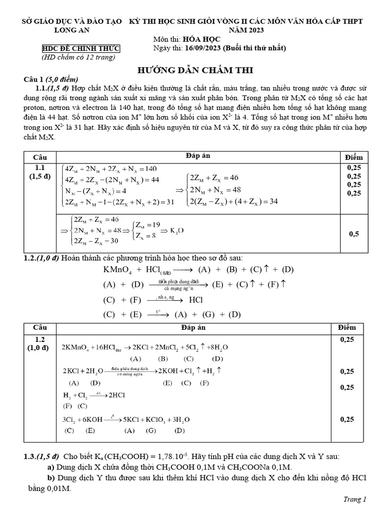 02-1. Hdc Đề Chính Thức Vòng 2 | PDF