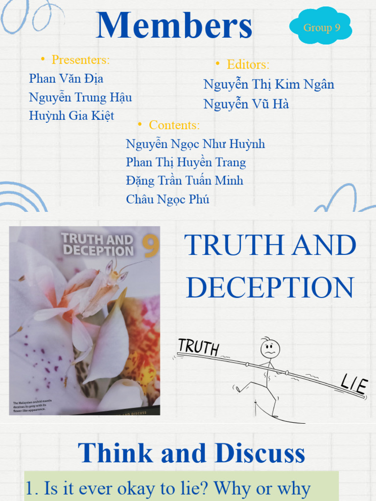 Truth and Deception: Exploring Lies | PDF | Lie | Truth