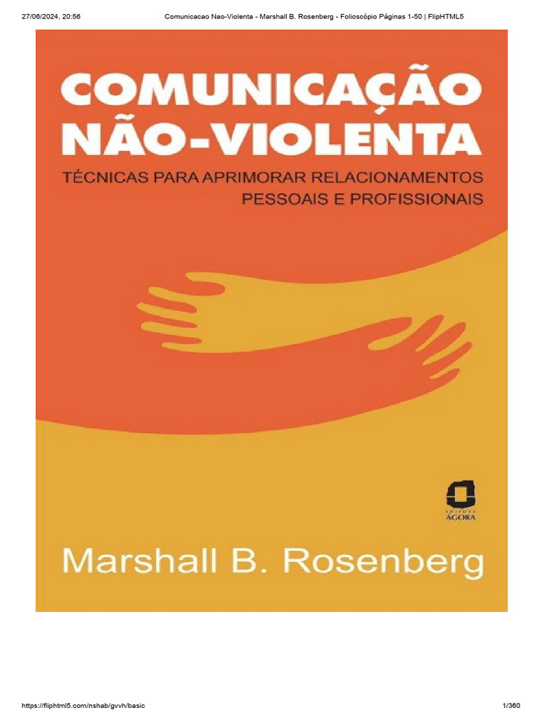 Comunicacao nao violenta marshall b rosenberg foliosc pio p ginas