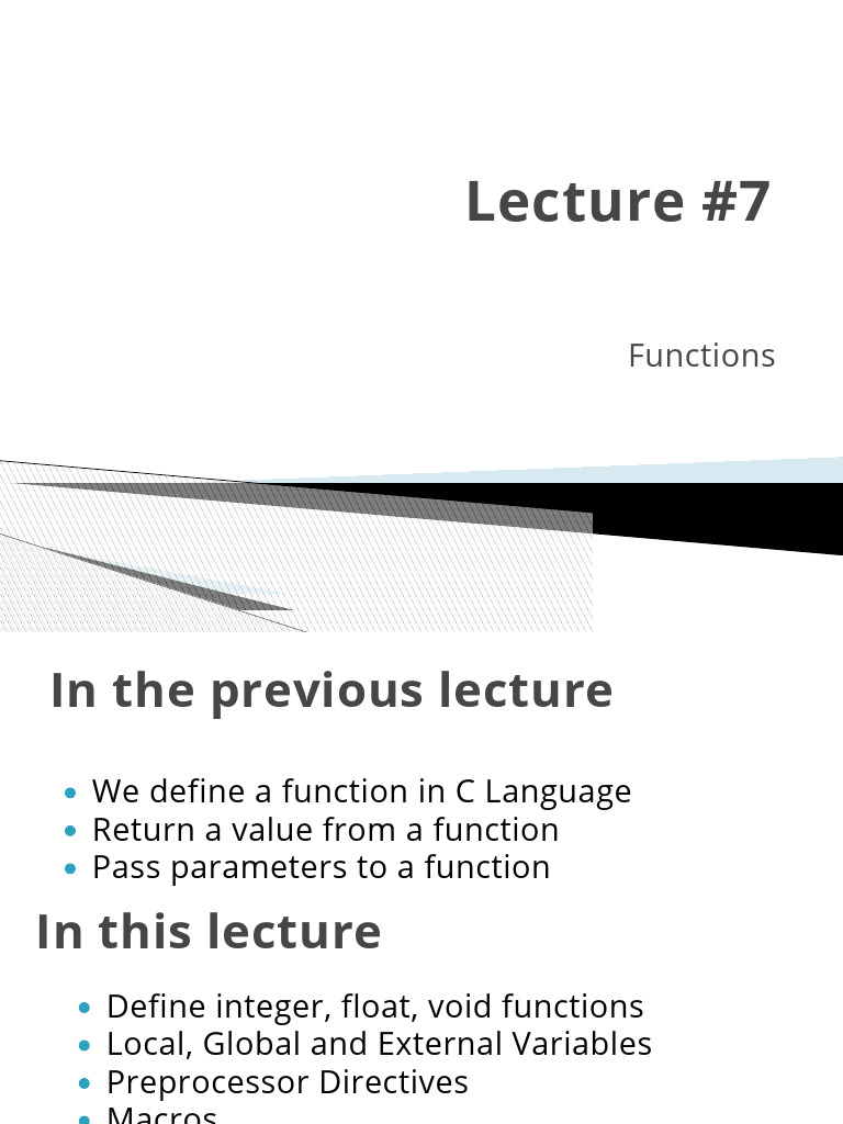 Lec 7 | PDF