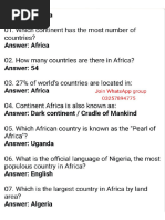 Comprehensive World Geography Notes | PDF