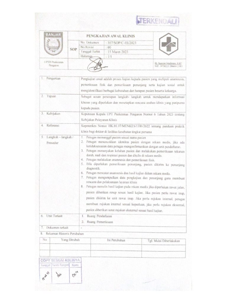 3 2 1 A 2 Pengkajian Awal Klinis Pdf
