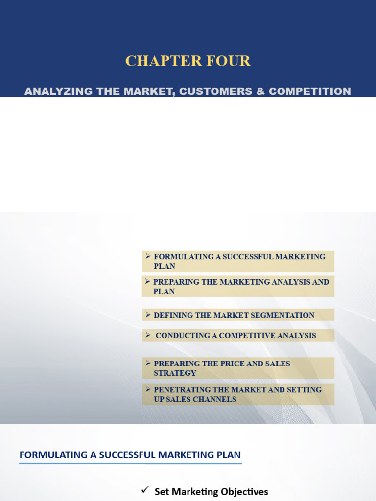Chapter 4 Analyzing The Market, Customers & Competition | PDF | Market ...