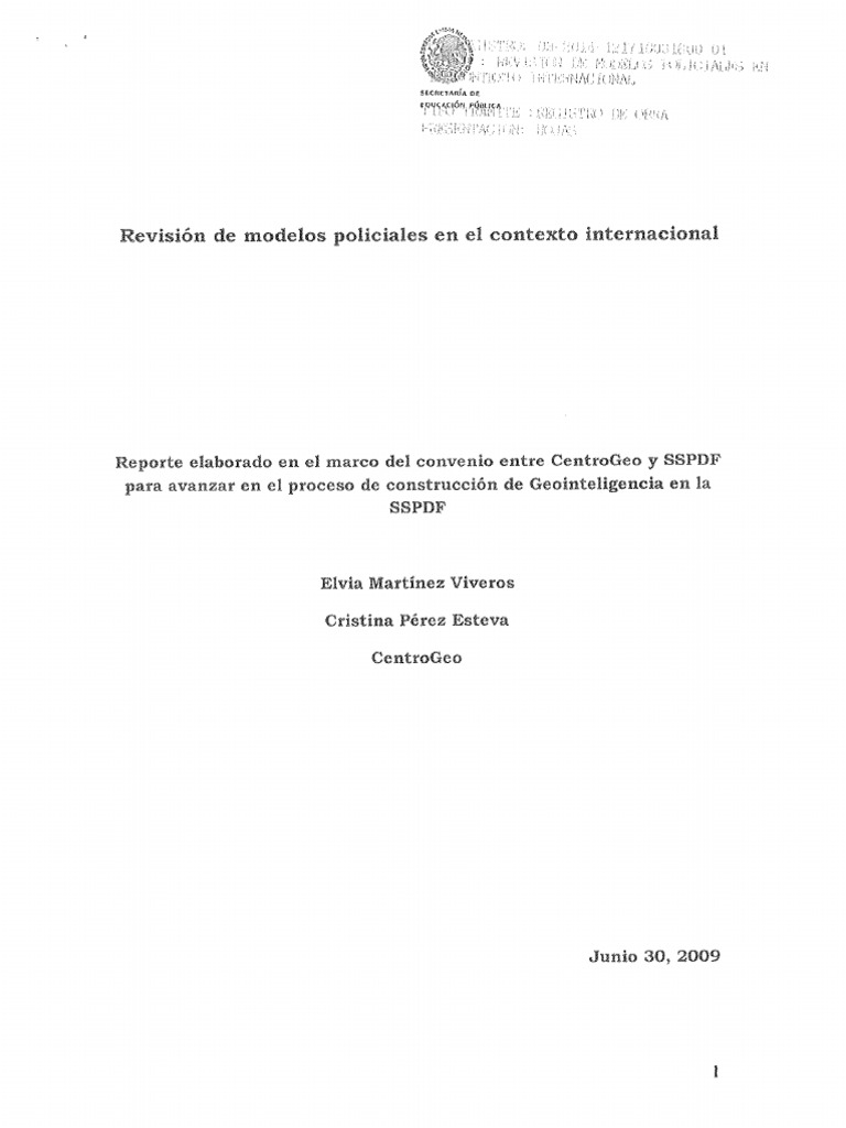 40-2014 - RevisiÃ N de Modelos Policiales en El Contexto Internacional ...