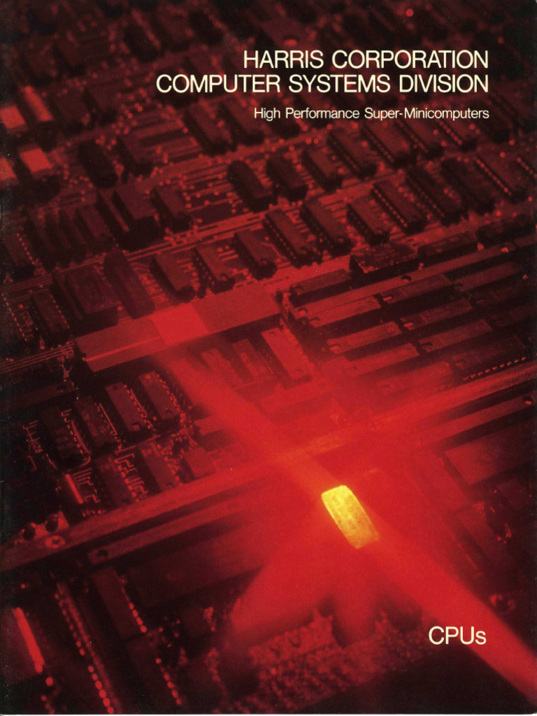 Harris CPU Brochure Dec81 | PDF