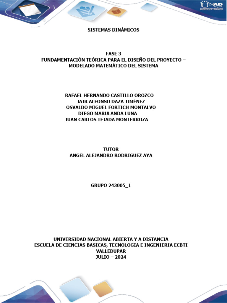 Modelado Matemático de Sistemas Dinámicos | PDF | Matlab | Sistema dinamico