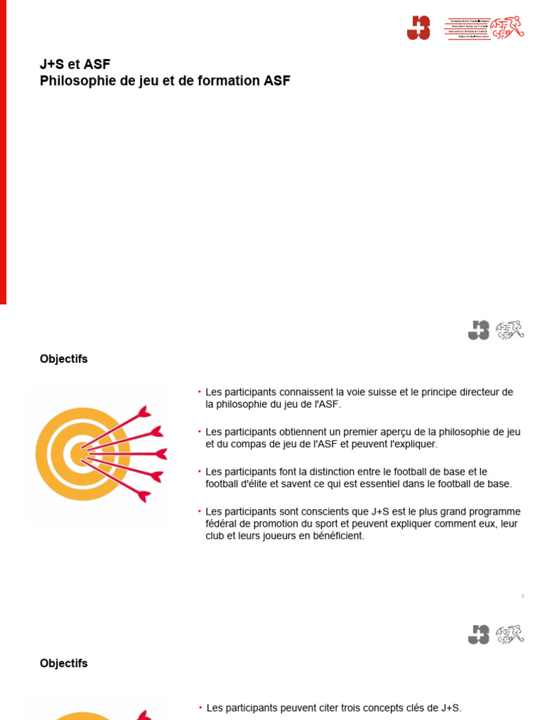 Philosophie de jeu de l'ASF | PDF | Football | Des sports