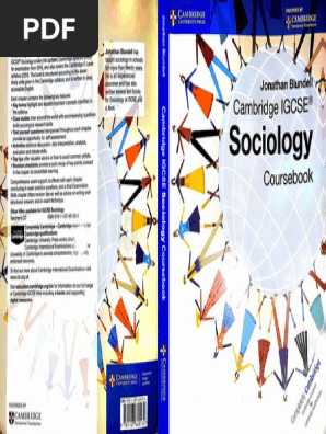 Cambridge IGCSE Sociology Coursebook by Jonathan Blundell 1x | PDF