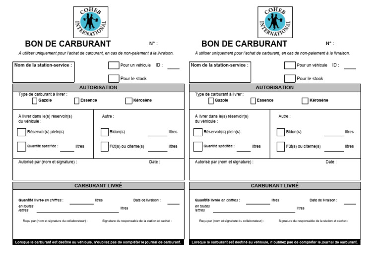 POS BON - 100 bons cadeaux à remplir avec enveloppe