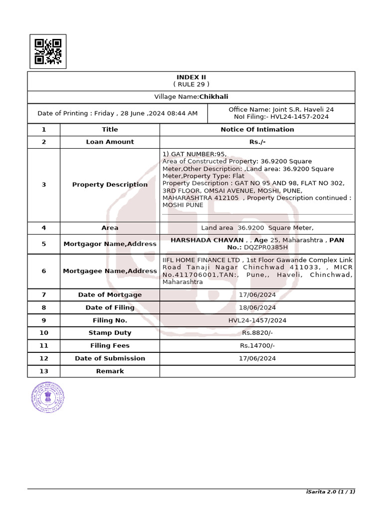 Index2 27 Efiling 202300207926 | PDF