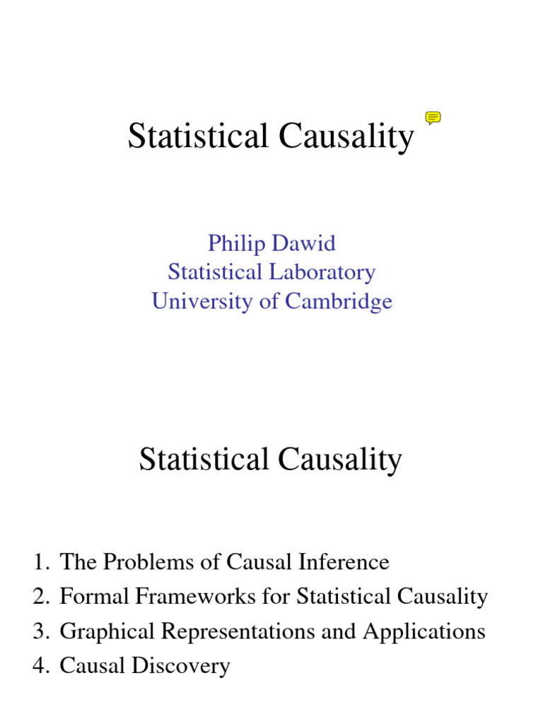 Causal Inference in Statistics | PDF | Causality | Confounding