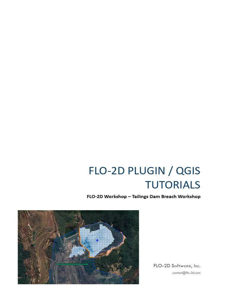 FLO-2D QGIS Tutorial for Tailings Dams | PDF | Installation (Computer ...