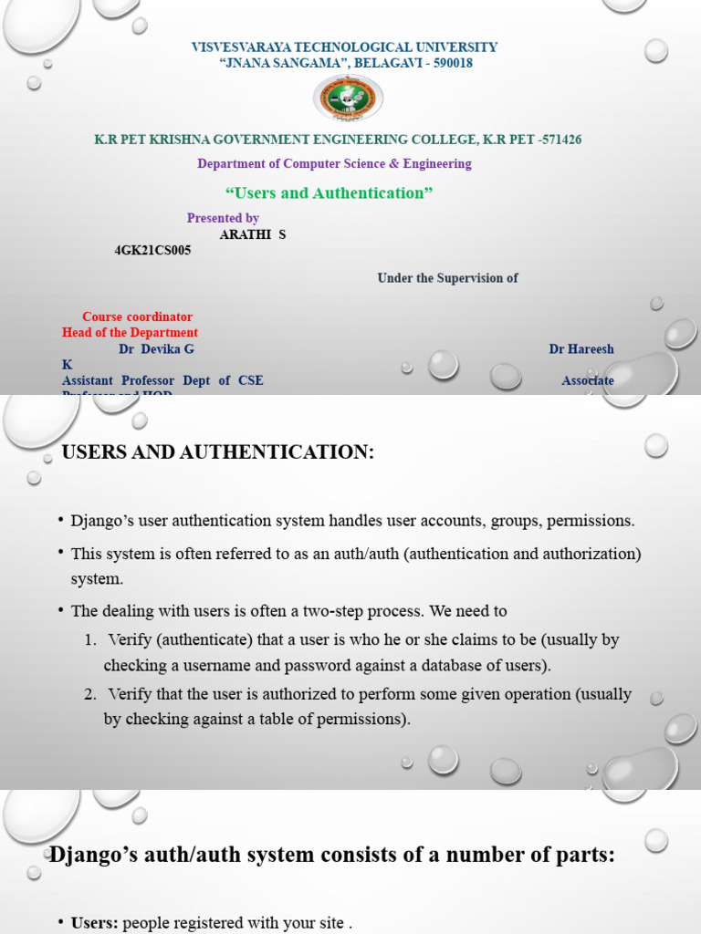 Django User Authentication Overview | PDF | User (Computing ...