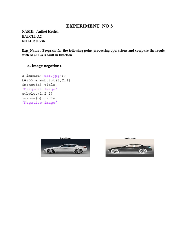 EXP 3 DIP Aniket | PDF