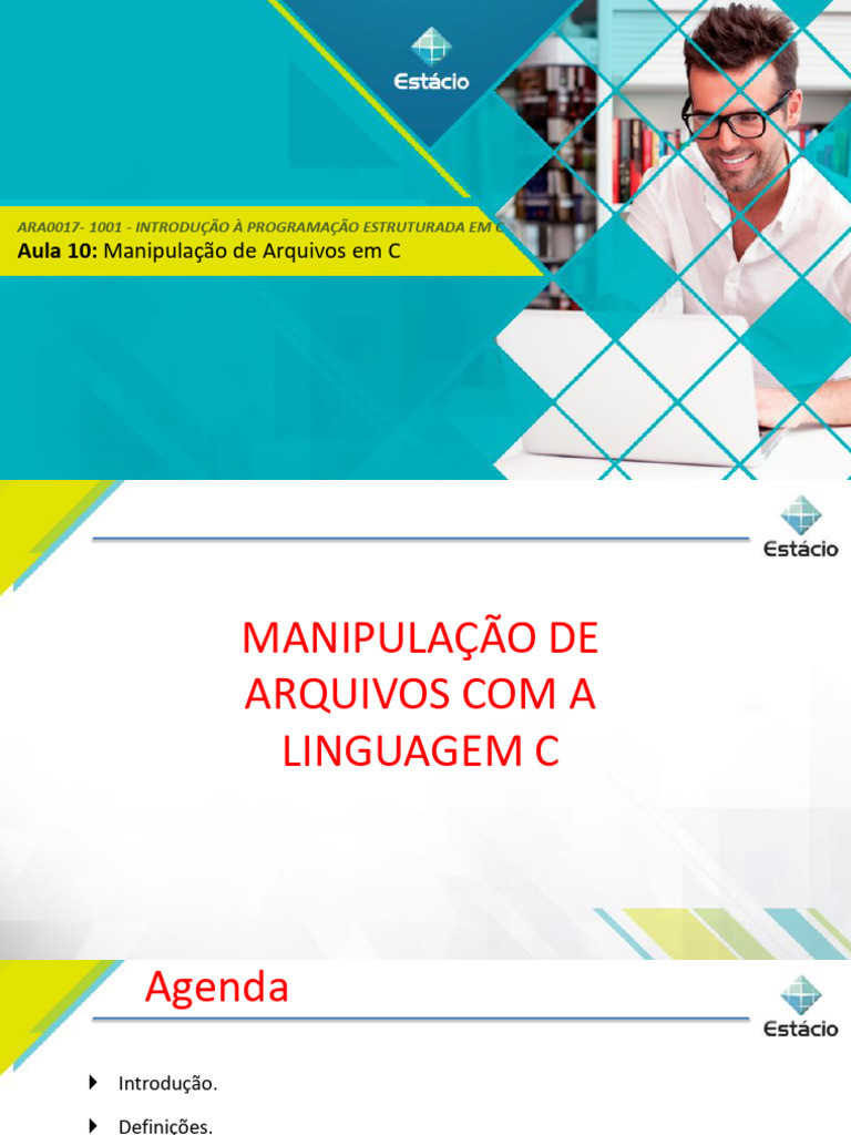 Manipulação de Arquivos em C: Guia Prático | PDF | Arquivo de ...