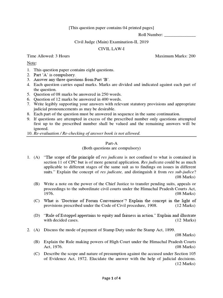 Page 1 of 4 | PDF | Lawsuit | Res Judicata