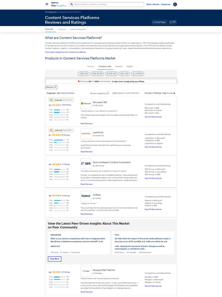Markets - Content Services Platforms | PDF | Information Science ...