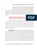 Carta Dos Indígenas Da Terra Kayabi À Presidente Dilma Rousseff e Outras Autoridades Sobre As Hidrelétricas No Rio Teles Pires