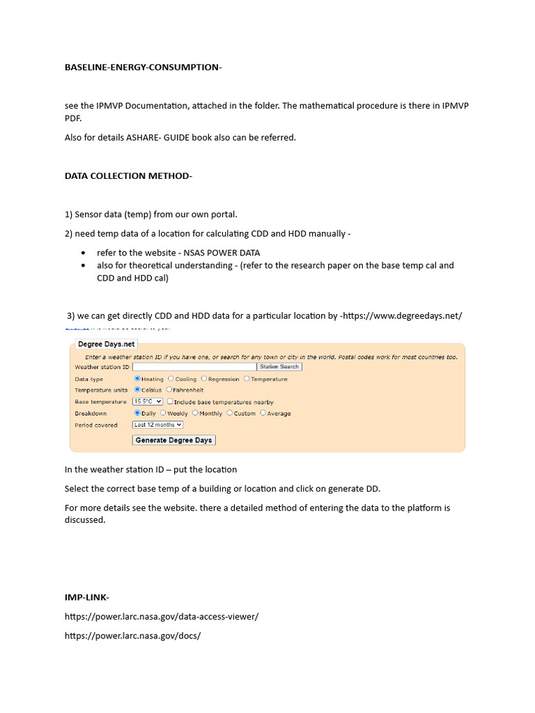 Baseline Energy Consumption Analysis | PDF
