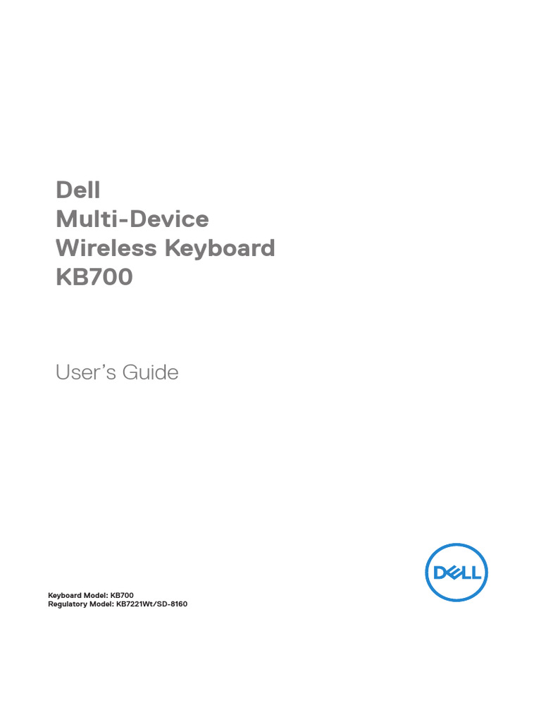 Dell keyboard kb700 pdf bluetooth computer keyboard
