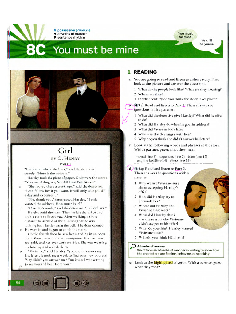 English File Pre-Intermediate Story Exercises | PDF | Grammar