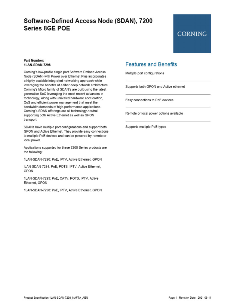 1lan-Sdan-7298 Nafta Aen | PDF | Computer Network | Ethernet