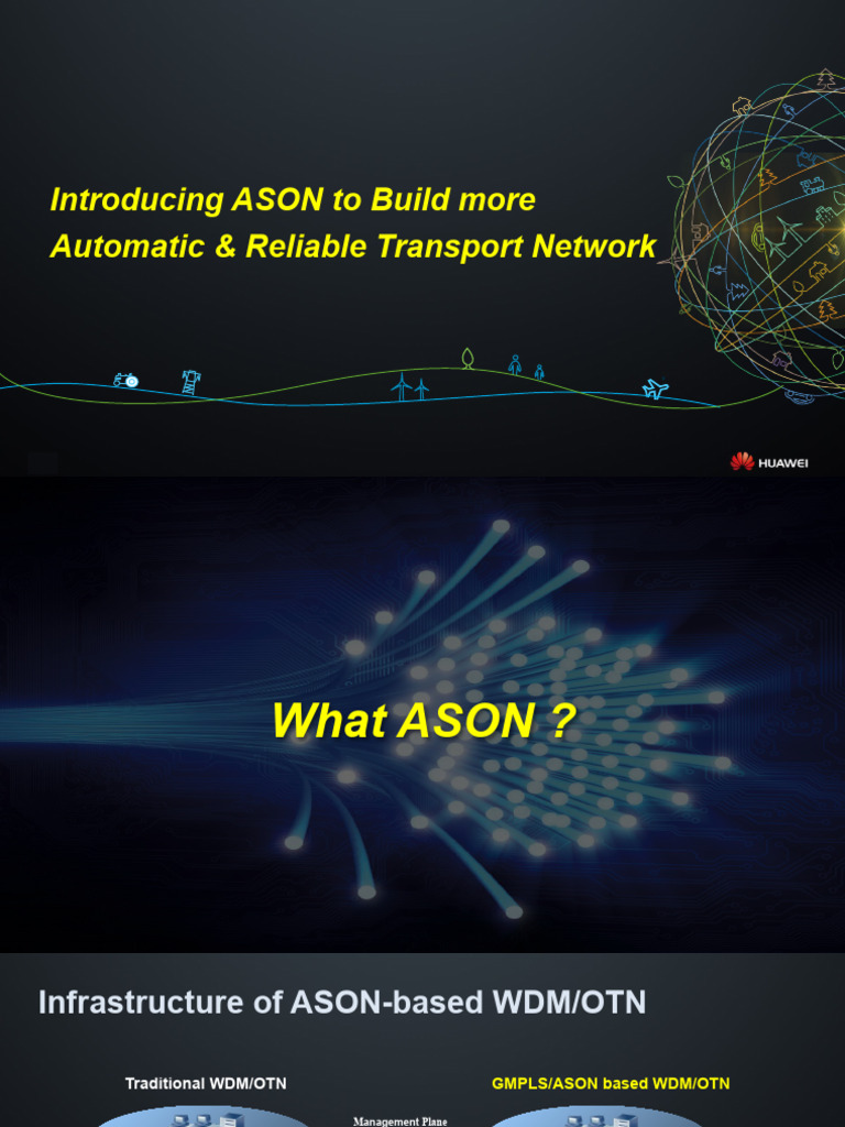 ASON: Enhancing Network Reliability | PDF | Routing | Computer Network