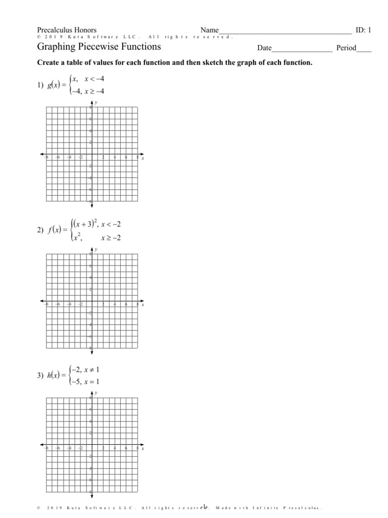 Graphing Piecewise Functions 3 | PDF