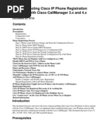 Troubleshooting Cisco Ip Phone Registration Problems With Cisco Callmanager 3.X and 4.X